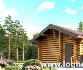 сруб из сосны - вариант 4