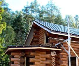 сруб в диком стиле - модель 1