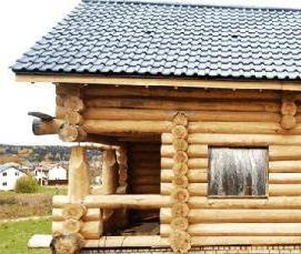 сруб в диком стиле - модель 3