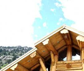 сруб в диком стиле - модель 2