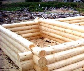 срубы из калиброванного бревна - вариант 3