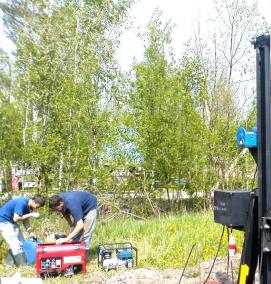 стационарная буровая установка - модель 2