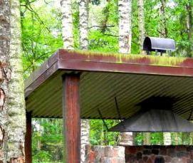 стационарные беседки для дачи - модель 2