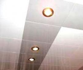 стальные подвесные потолки - модель 2