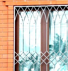 стандартные решетки на окна - тип 1