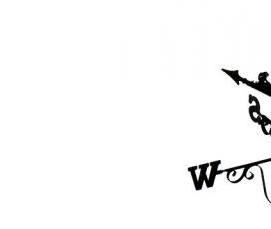 старинный флюгер - вариант 3