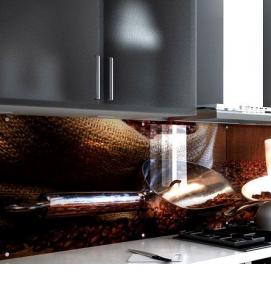 стеклянный фартук для кухни - тип 1