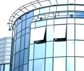 стеклянный вентилируемый фасад - тип 1