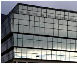 стеклянный вентилируемый фасад - тип 4