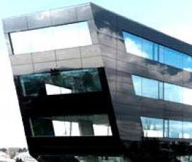 стеклянный вентилируемый фасад - тип 3