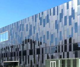 стеклянный вентилируемый фасад - тип 2