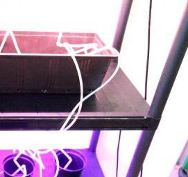 стеллаж для рассады с фитолампами - тип 3