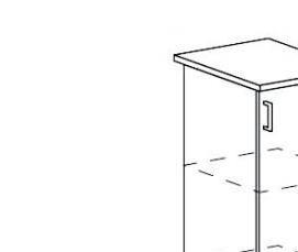 столешница 450 мм - модель 4