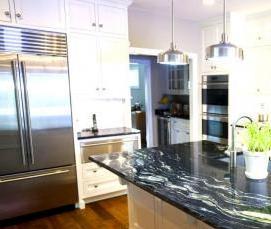 столешница Черный мрамор - вариант 3