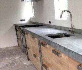 столешница из бетона - вариант 1