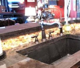 столешница из бетона - вариант 3