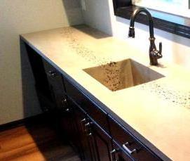 столешница из бетона - вариант 2