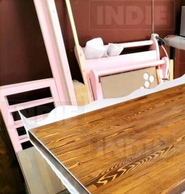 столешница из лиственницы - модель 4