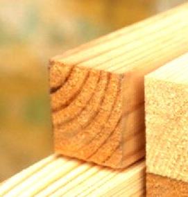 строганный брус 70х70 мм - тип 1