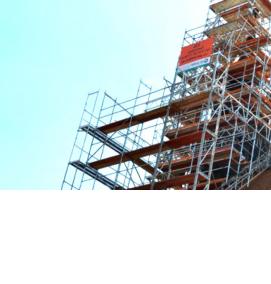 строительные леса для внутренних работ - вариант 1