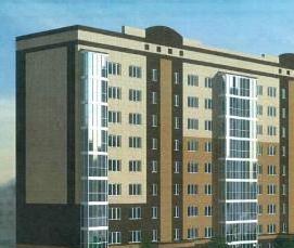 строительство 9 этажного дома - тип 2