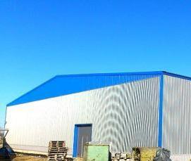 строительство ангара из металлоконструкций - вариант 4