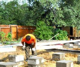 строительство бетонного фундамента для дома - модель 4