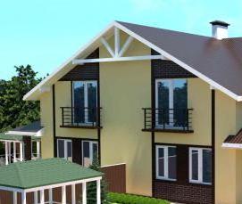 строительство блокированного дома - вариант 3