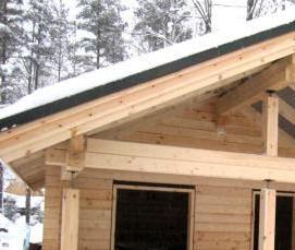 строительство брусовых домов - модель 1