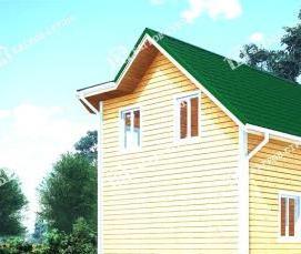 строительство дома 7х7 - модель 1