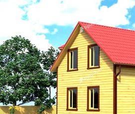 строительство дома 7х7 - модель 2