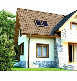 строительство домов из пеноблоков под ключ проекты - модель 3