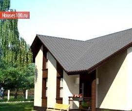 строительство домов из пеноблоков проекты и цены - модель 4