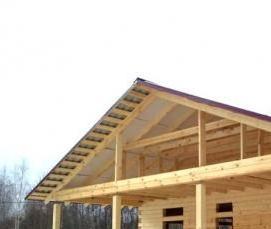 строительство домов из проф бруса - тип 3