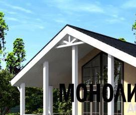 строительство домов под ключ монолит - вариант 2