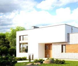 строительство домов с плоской крышей - тип 4