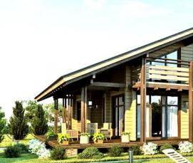 строительство домов шале под ключ - вариант 2