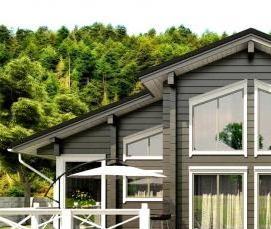 строительство финских домов из клееного бруса - тип 4