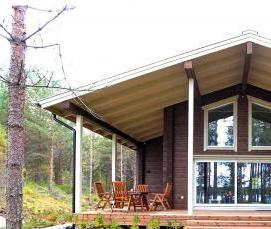 строительство финских каркасных домов - модель 2