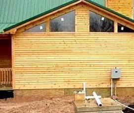 строительство канализации дома - тип 1