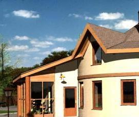 строительство круглого дома - модель 3