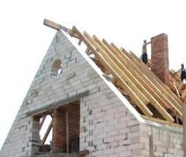 строительство крыши частного дома - модель 1