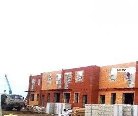 строительство половины дома - модель 1