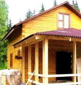 строительство веранды к дому - тип 2