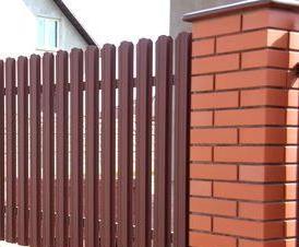 строительство  из штакетника - тип 3