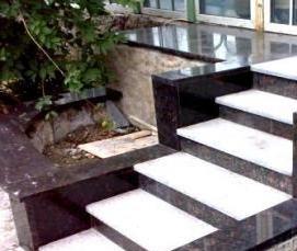 ступени из камня для крыльца - модель 1