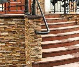 ступени из камня для крыльца - модель 2