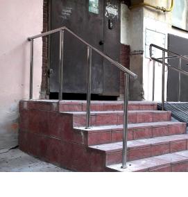 ступени в подъезд - модель 1