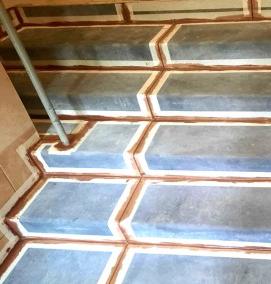 ступени в подъезд - модель 4