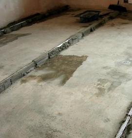 стяжка из полистиролбетона - модель 1